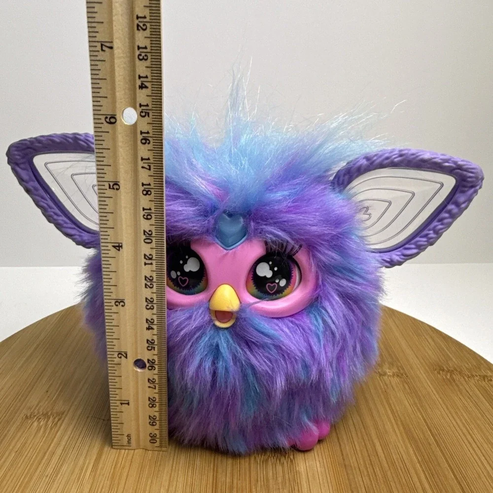 Hasbro Furby 2023‎ Interactive Purple And Blue Talks Ears Move/Light Up- Tested